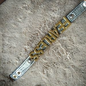 ✨3 For $25 Bcbg "FEARLESS" Croc Charm Bracelet